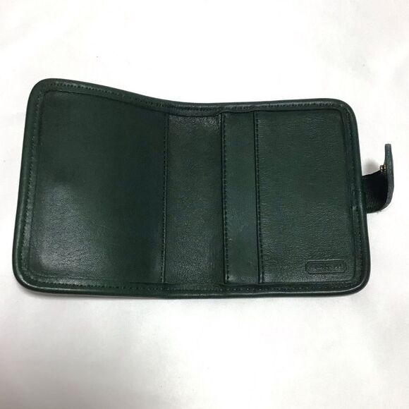 Coach Green Vintage Billfold Wallet Photo Album Unisex - Picture 4 of 11